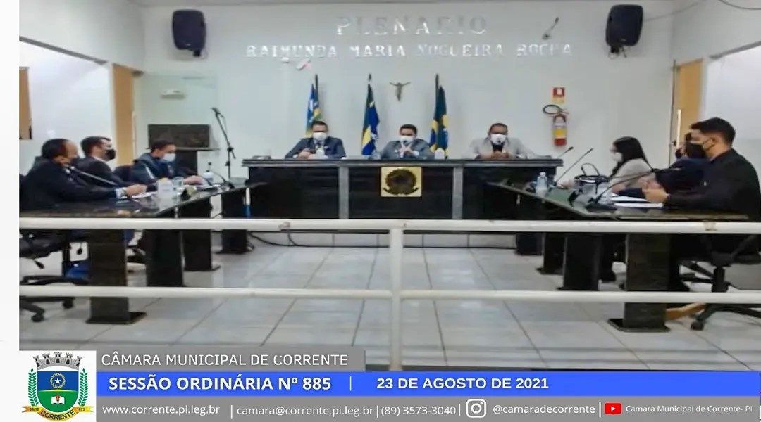 Câmara de Corrente realiza a Sessão Ordinária nº 885