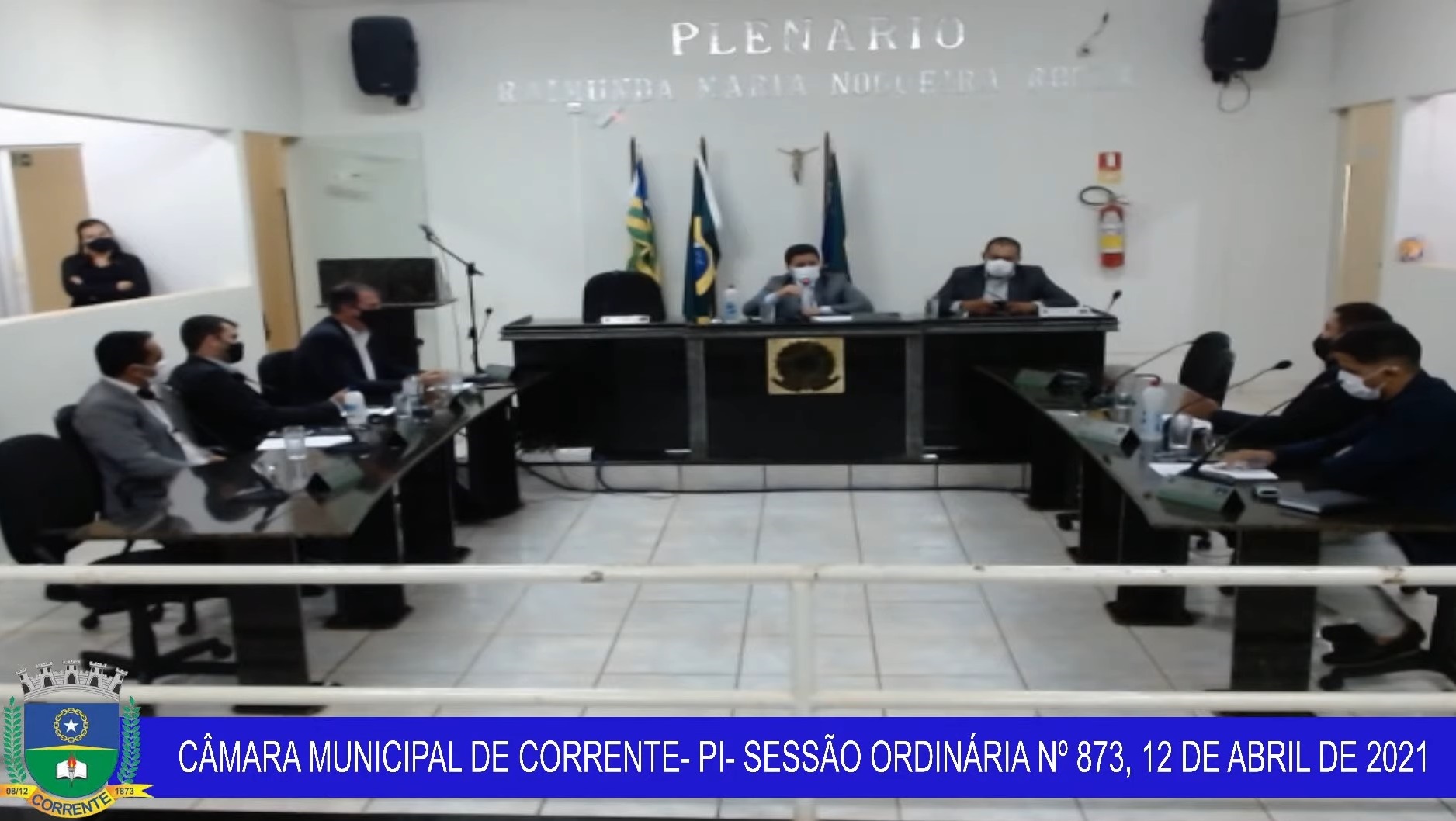 Confira os destaques da 873ª Sessão Ordinária da Câmara Municipal de Corrente