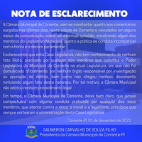 Nota de Esclareciemento