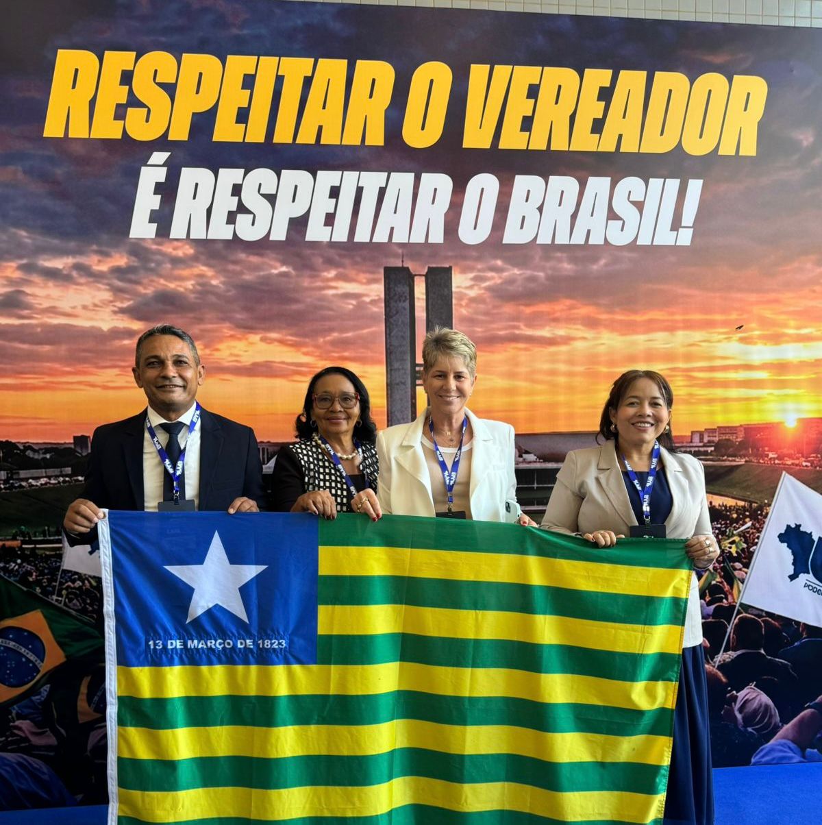 Vereadores de Corrente participam da Marcha dos Vereadores em Brasília